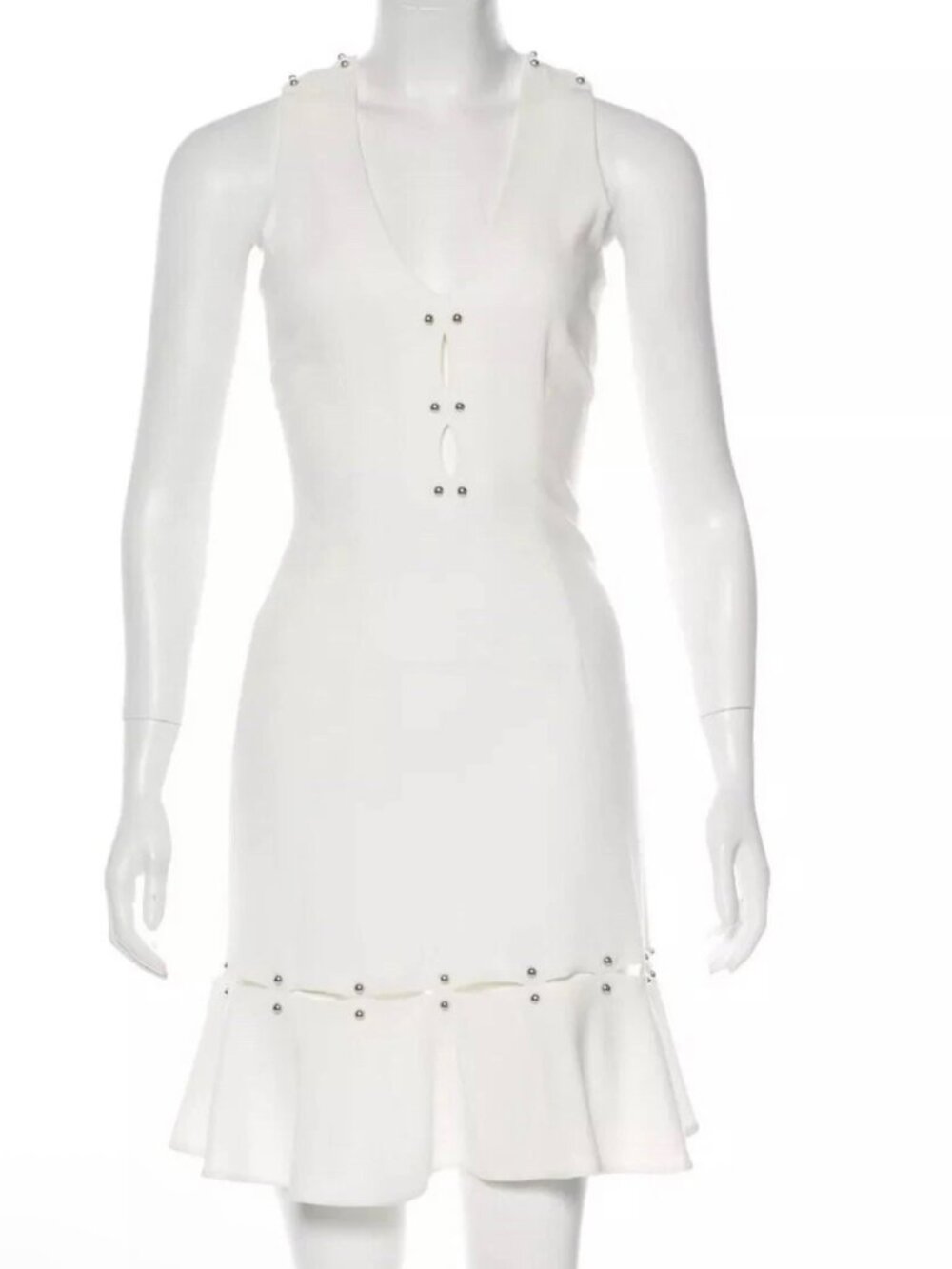 Jonathan Simkhai Ivory White Flare Dress Size 4 Great Condition